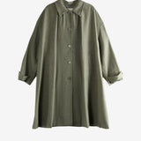 Grey coat, front view