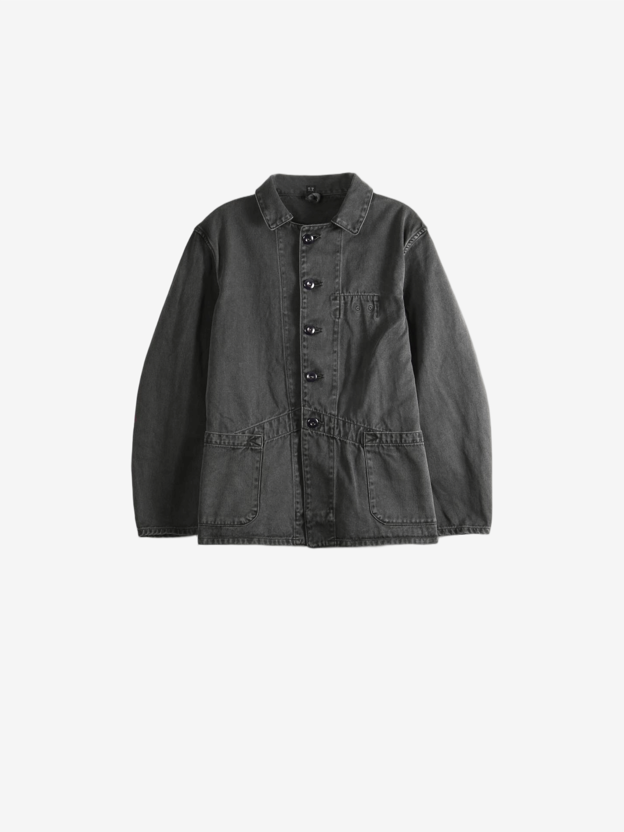 Black jacket, front view