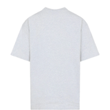 Grey t-shirt, back view