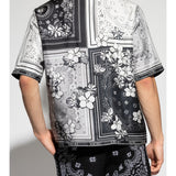 AMIRI - Men Bandana Floral Bowling Shirt