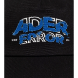 Close up of black hats, showing texture of the cotton fabric