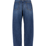 Blue jeans, back view