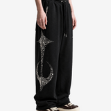 Black pants, full body view
