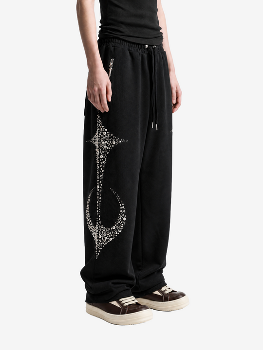 Black pants, full body view