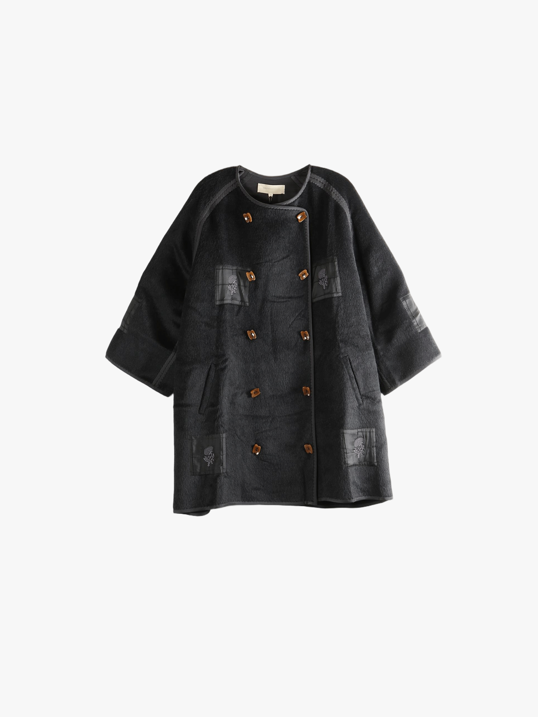 Black jacket, front view