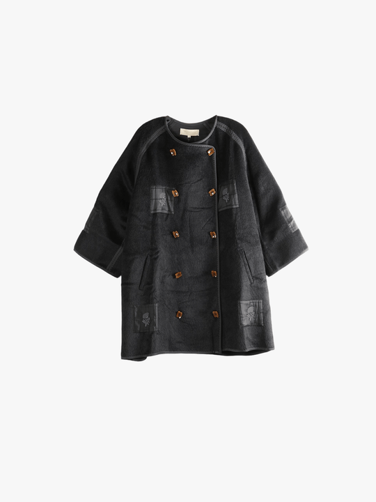 Black jacket, front view