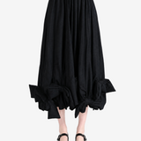Black skirt, front view
