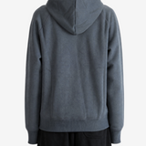 Grey hoodie, full body view