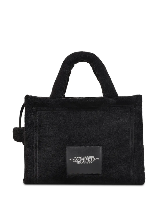 black bag, back view