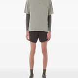 Grey t-shirts, full body view