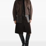 Brown jacket, front view