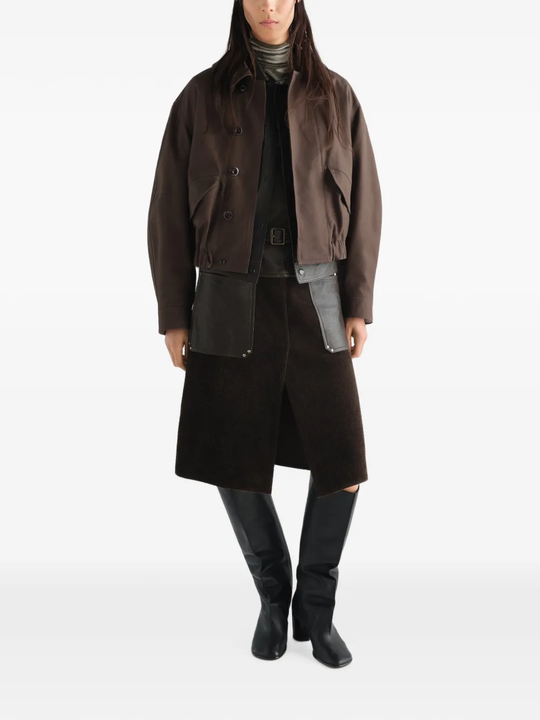 Brown jacket, front view
