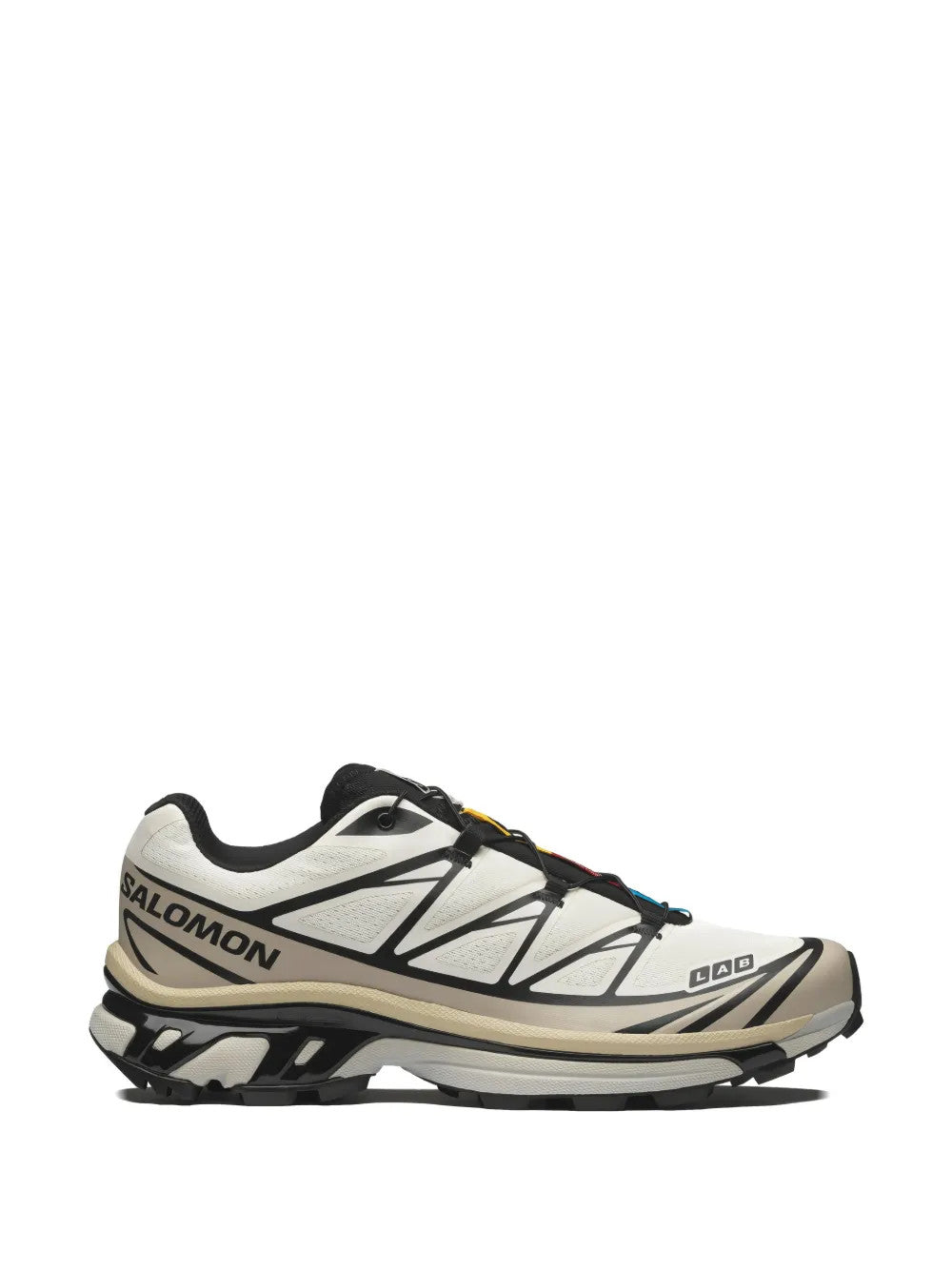 Tan shoes, side view