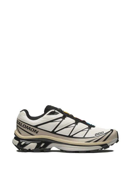 Tan shoes, side view