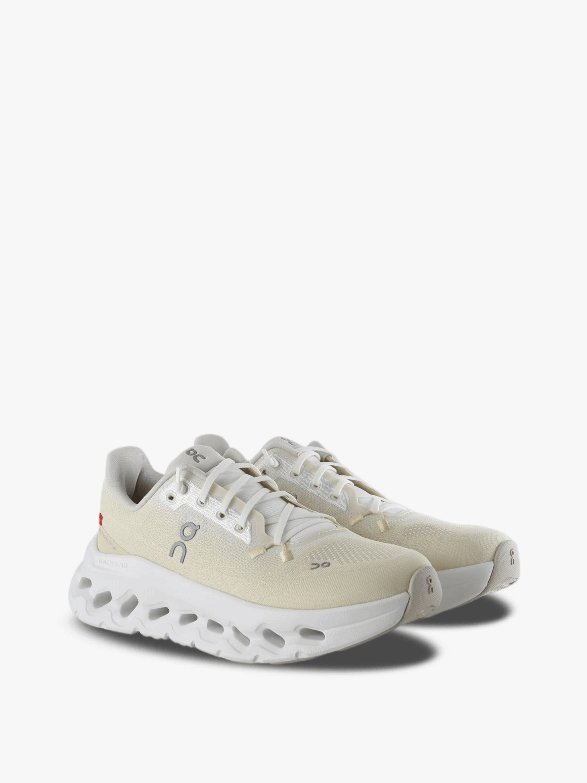 Tan shoes, front view