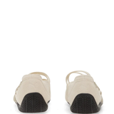 white flats,back view