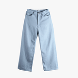 AURALEE - Women Silk Nep Denim 5 Pocket Wide Pants