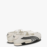 White sneakers, back view
