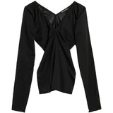 Black top, front view