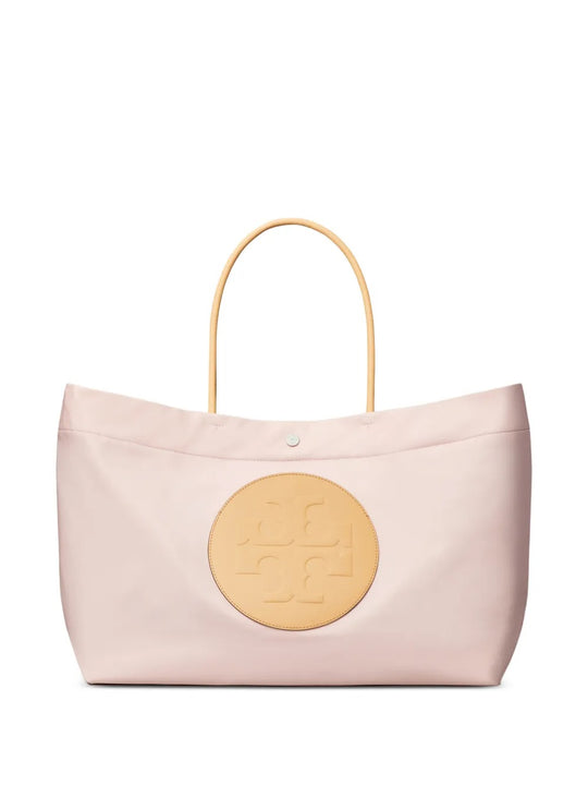 Pink bags, front view