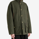 Green jacket, full body view