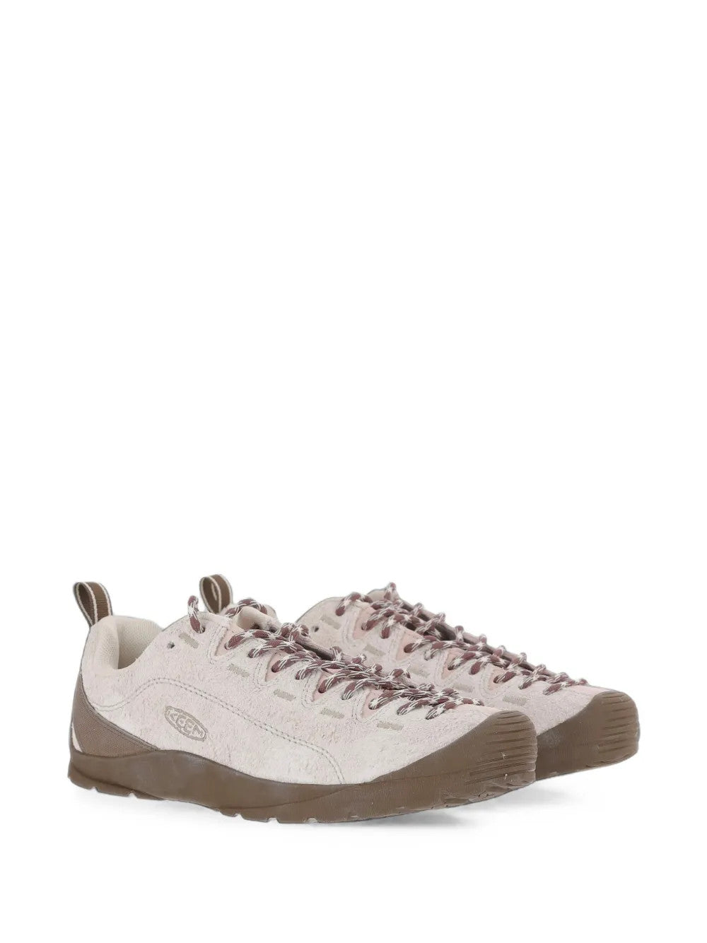 Tan shoes, front view