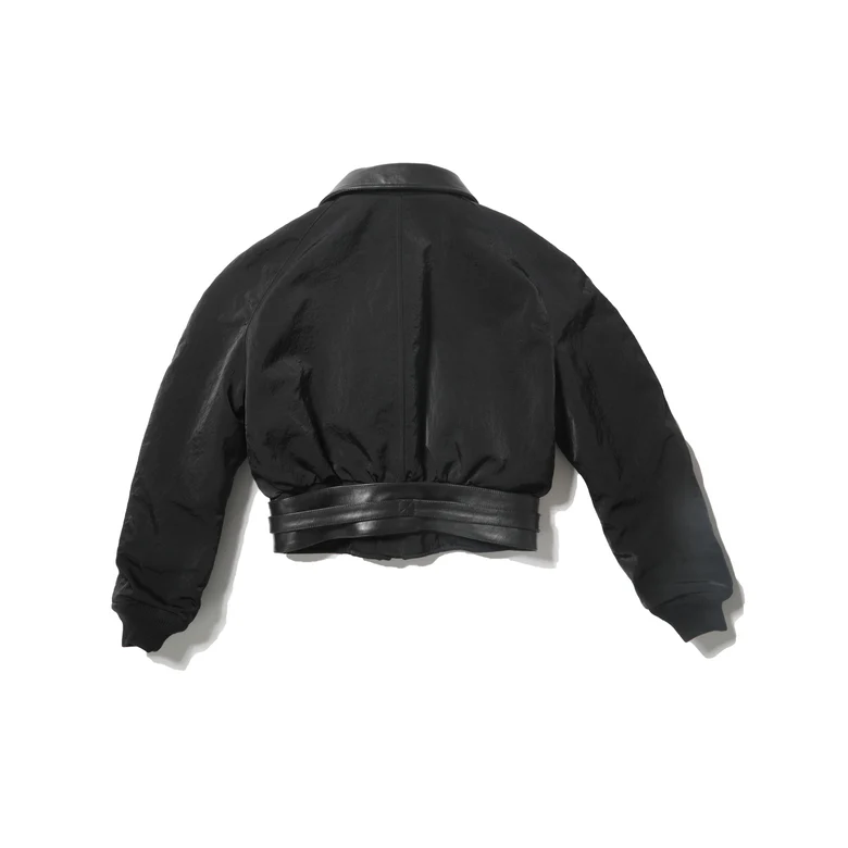 black jacket,back view
