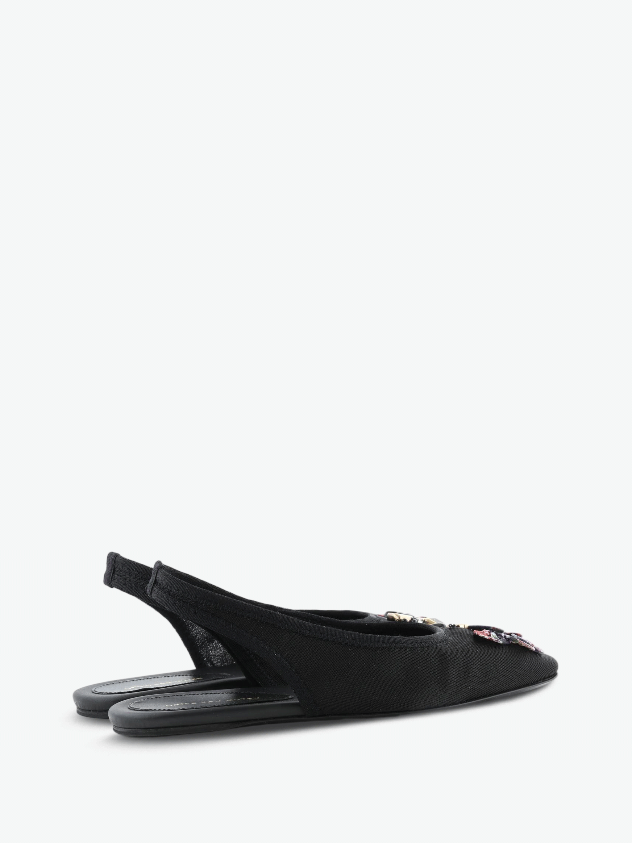 Black shoes, side view