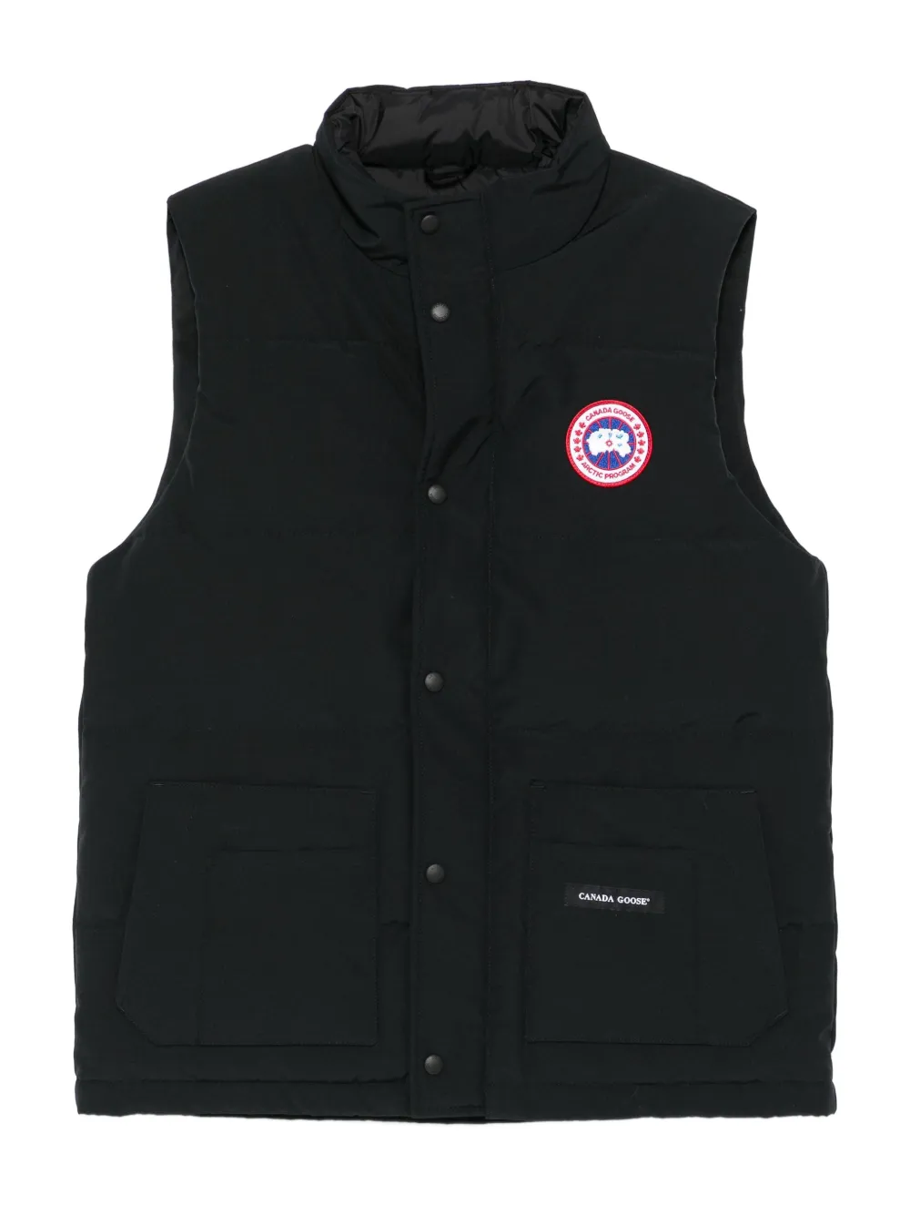 Black vest,front view