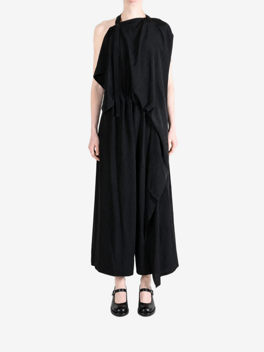 Black dress, full body view