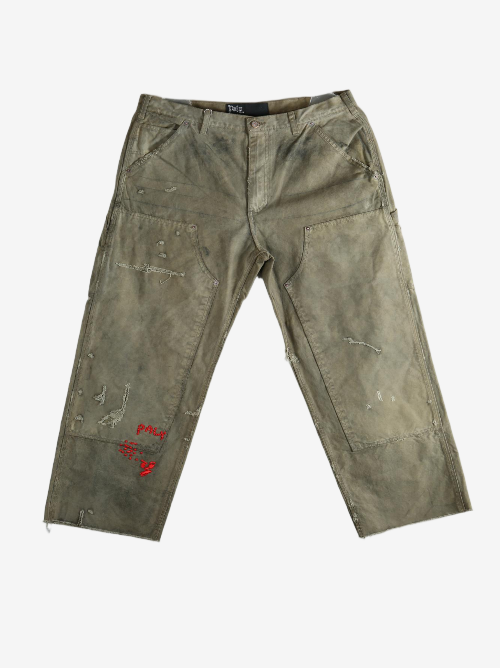 Brown pants, front view