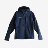 Blue jacket, front view