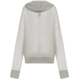 Grey hoodies, front view