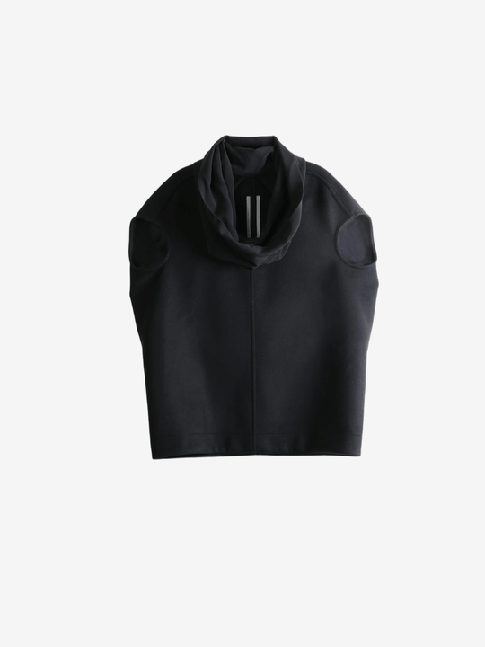 Black t-shirt, front view