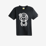 Black t-shirt, front view