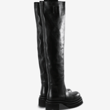 Black boots, side view