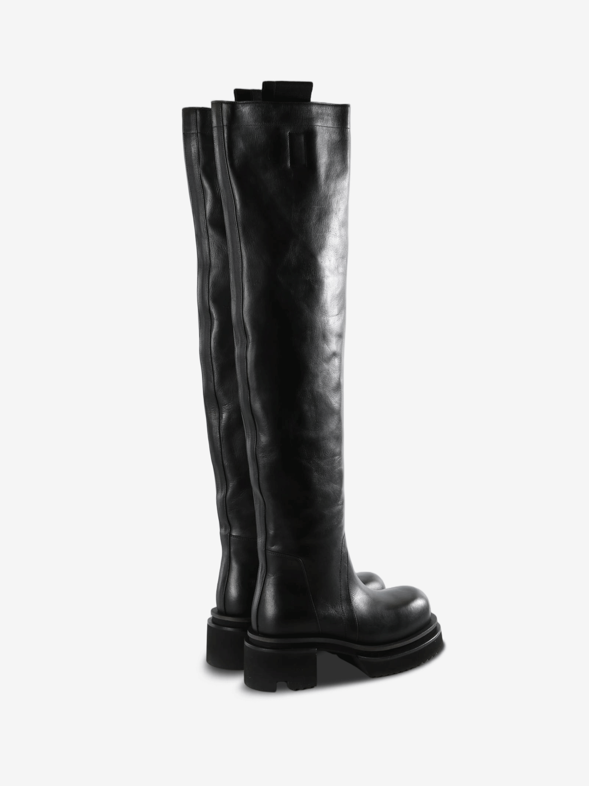 Black boots, side view