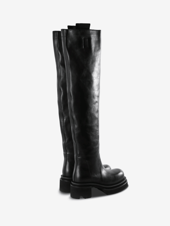 Black boots, side view