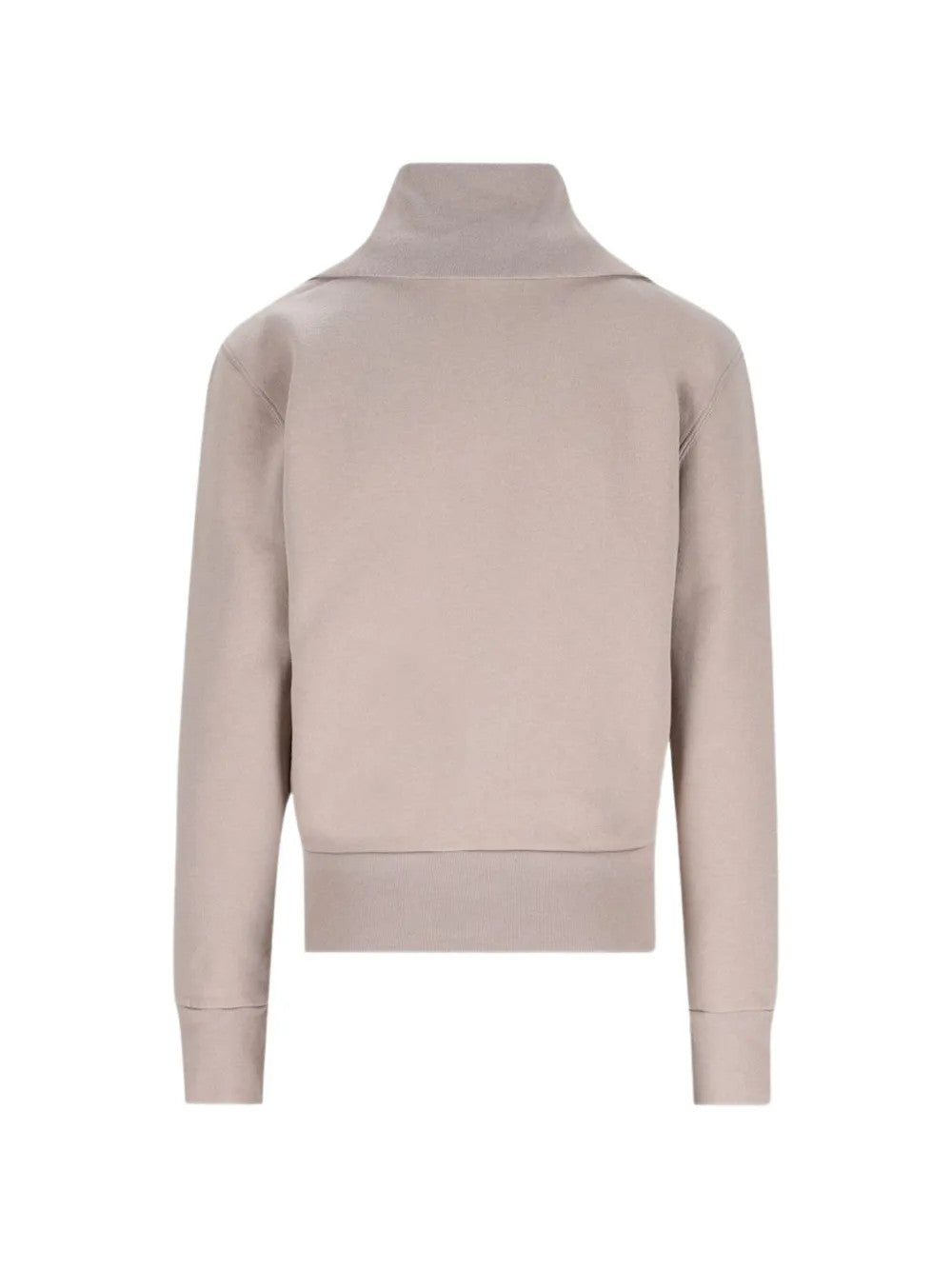 Tan jacket, back view