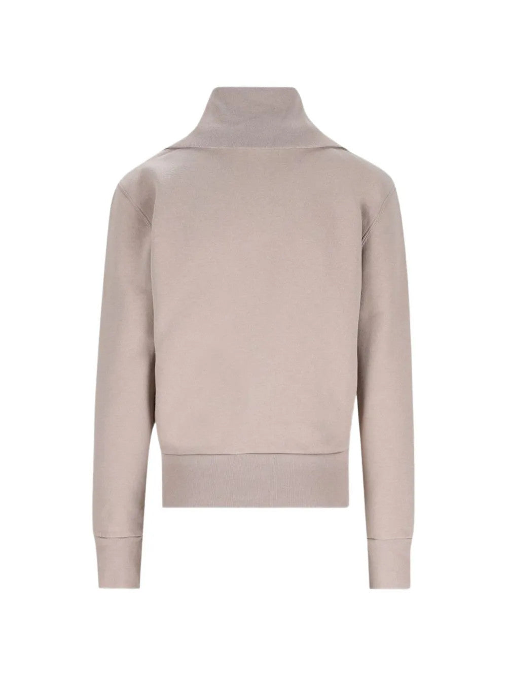 Tan jacket, back view