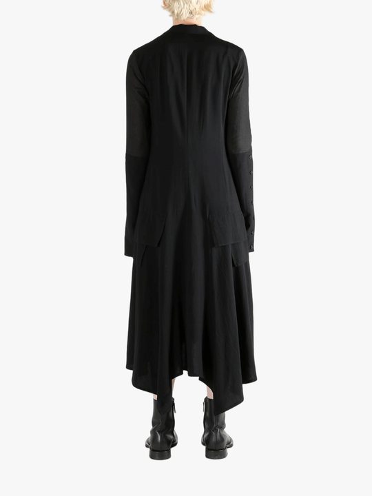Black dress, full body view