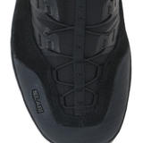Black sneakers, top view