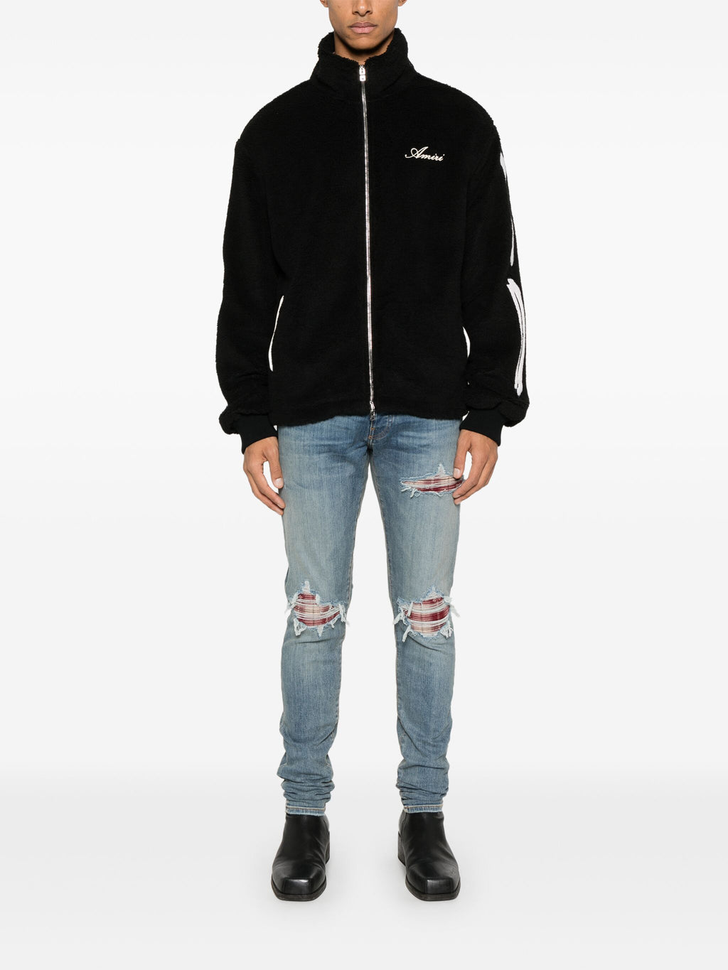 AMIRI - Men Bones Fleece Jacket