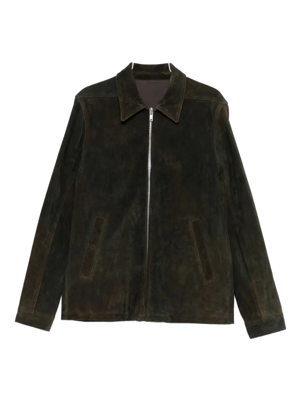 Green jacket, front view