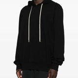 Black hoodie, full body view