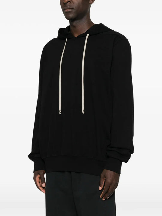 Black hoodie, full body view