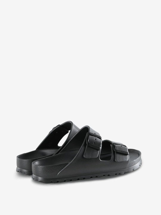 Grey sandals, side view