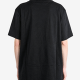 Black t-shirt, front view