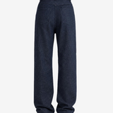 AURALEE - Women Silk Nep Denim 5 Pocket Wide Pants