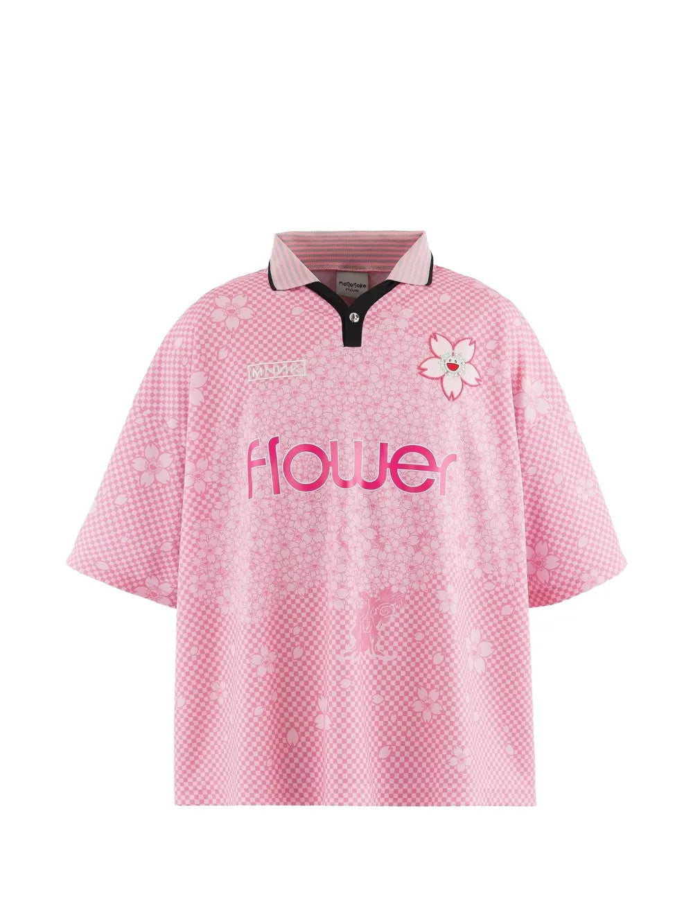Pink t-shirt, front view